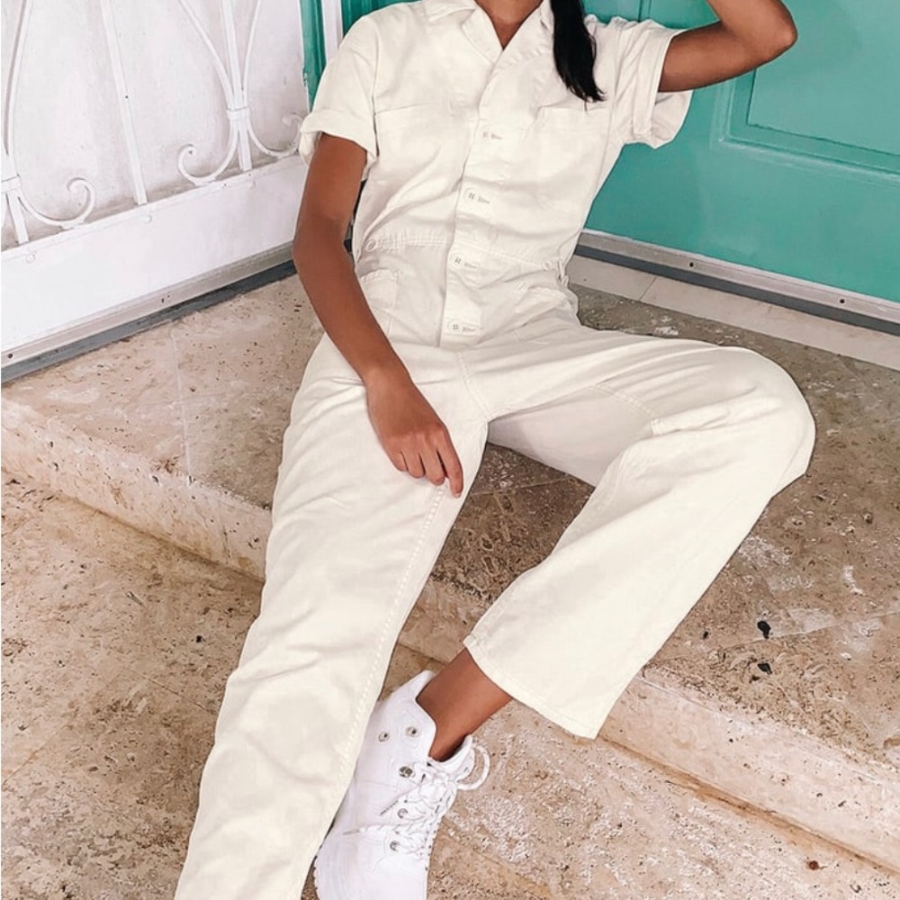 Pistola Grover Jumpsuit Creme, Xs